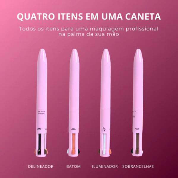 Caneta maquiadora 4 em 1 - BiancaGlow™